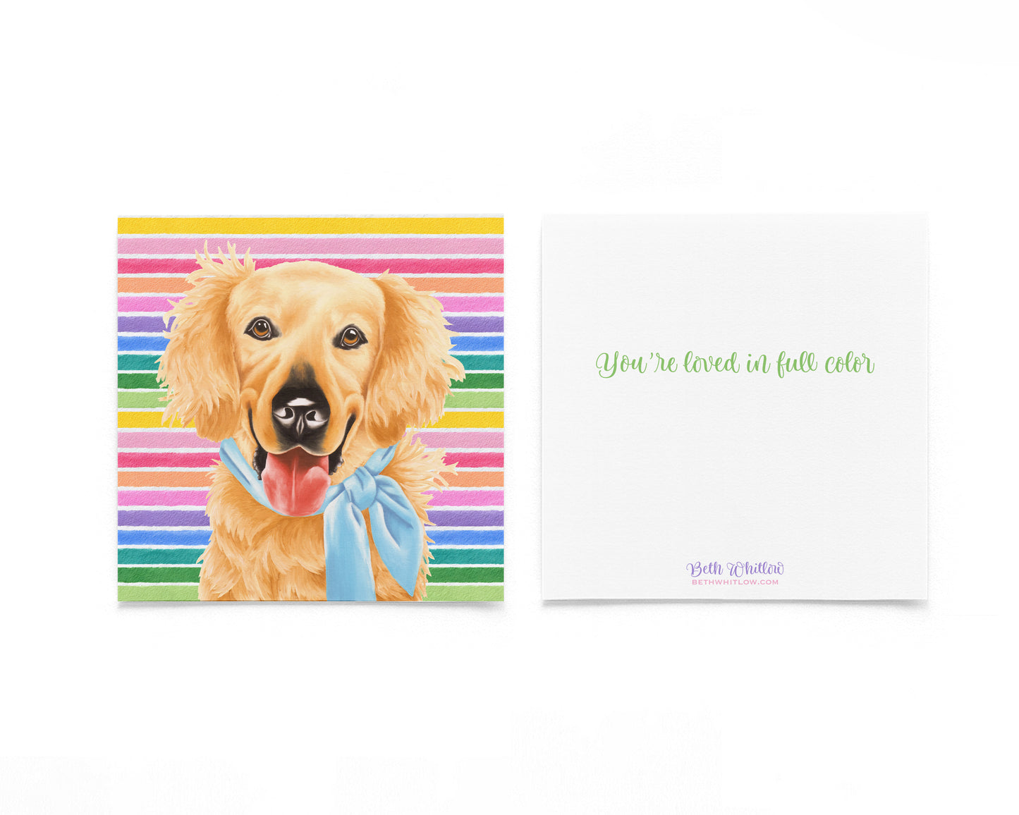 Daisy L In Full Color Flat Notecard