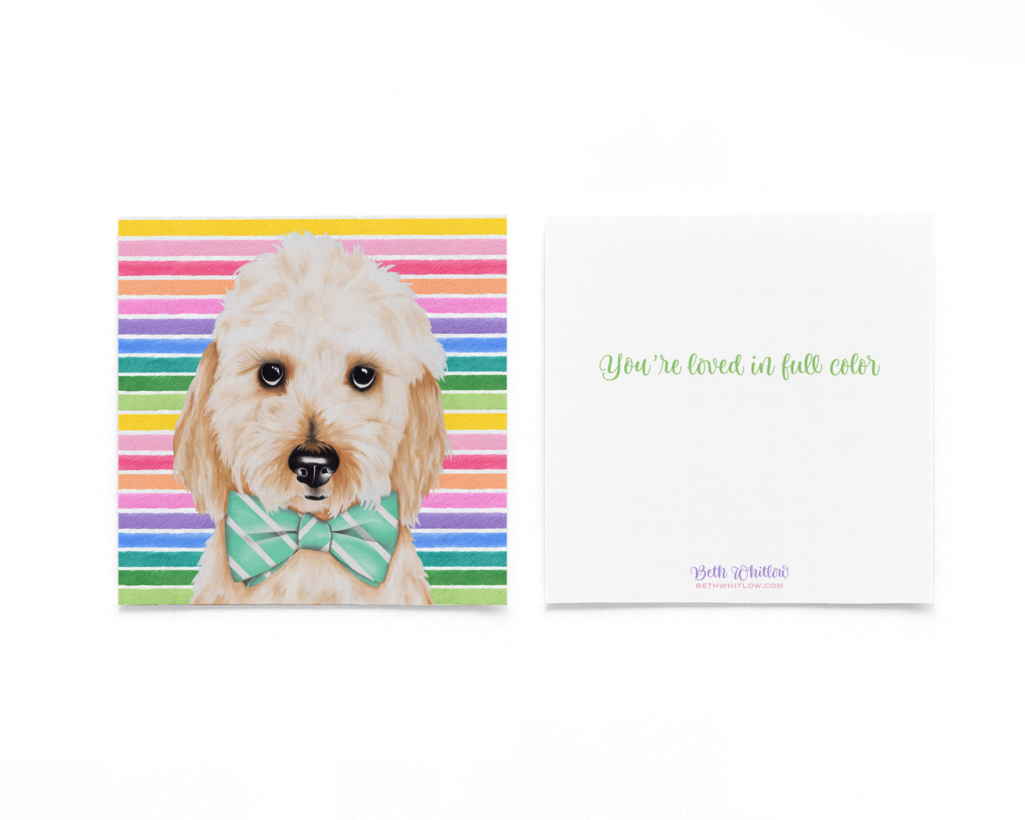 Max In Full Color Flat Notecard