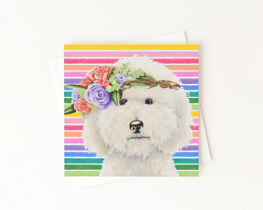 Millie In Full Color Flat Notecard