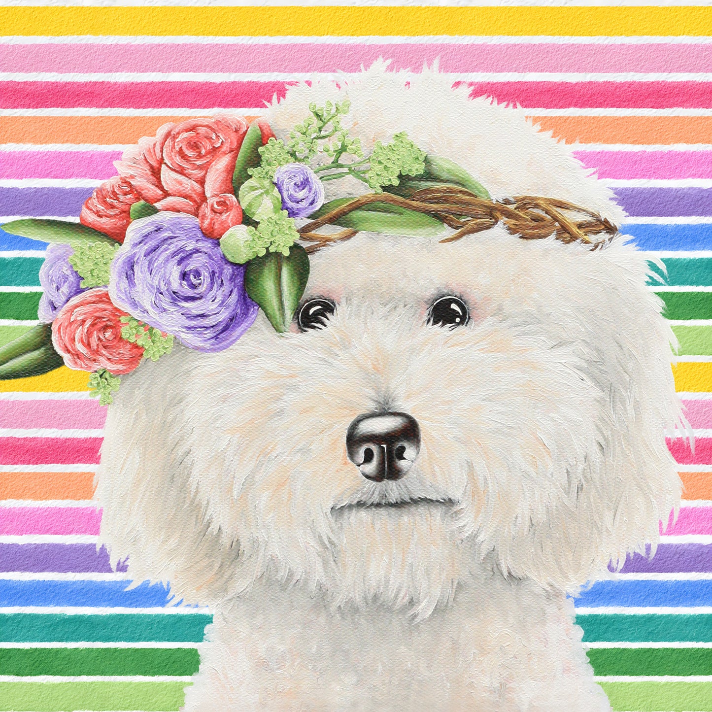 Millie In Full Color Flat Notecard