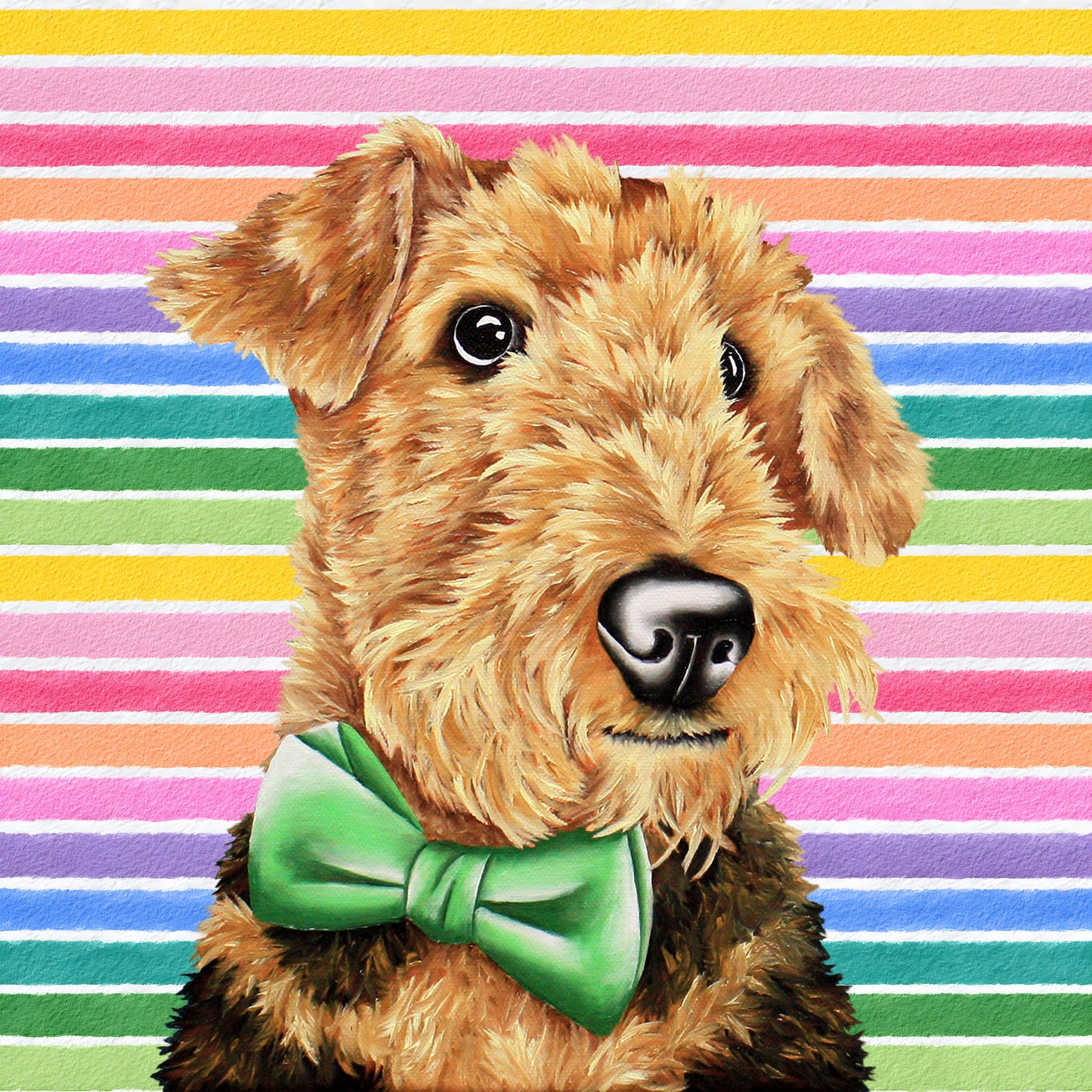 Duke In Full Color Flat Notecard
