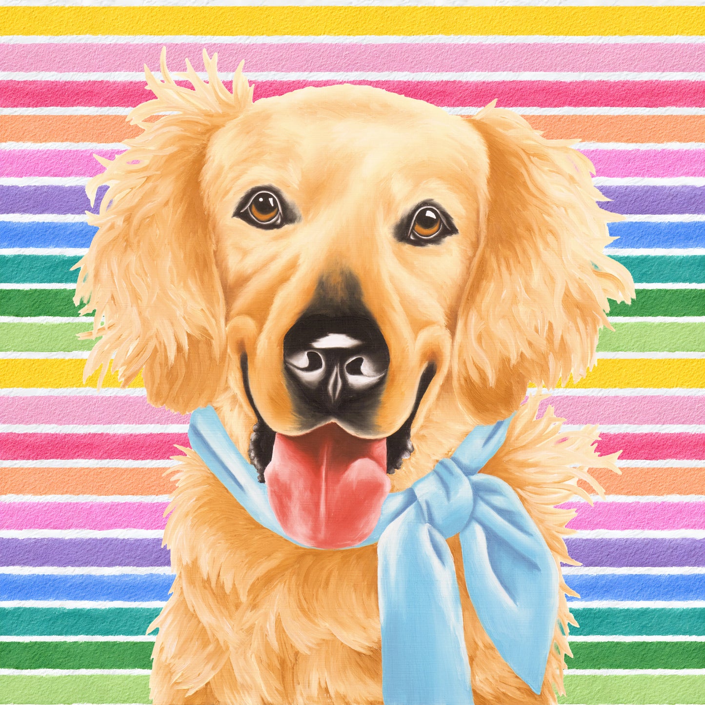Daisy L In Full Color Flat Notecard