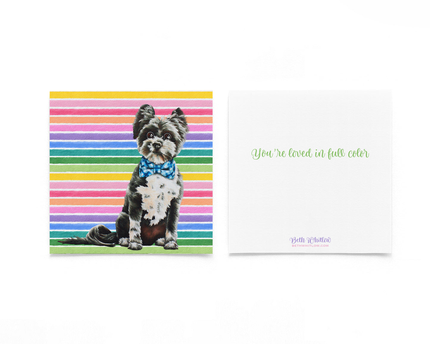 Drake In Full Color Flat Notecard