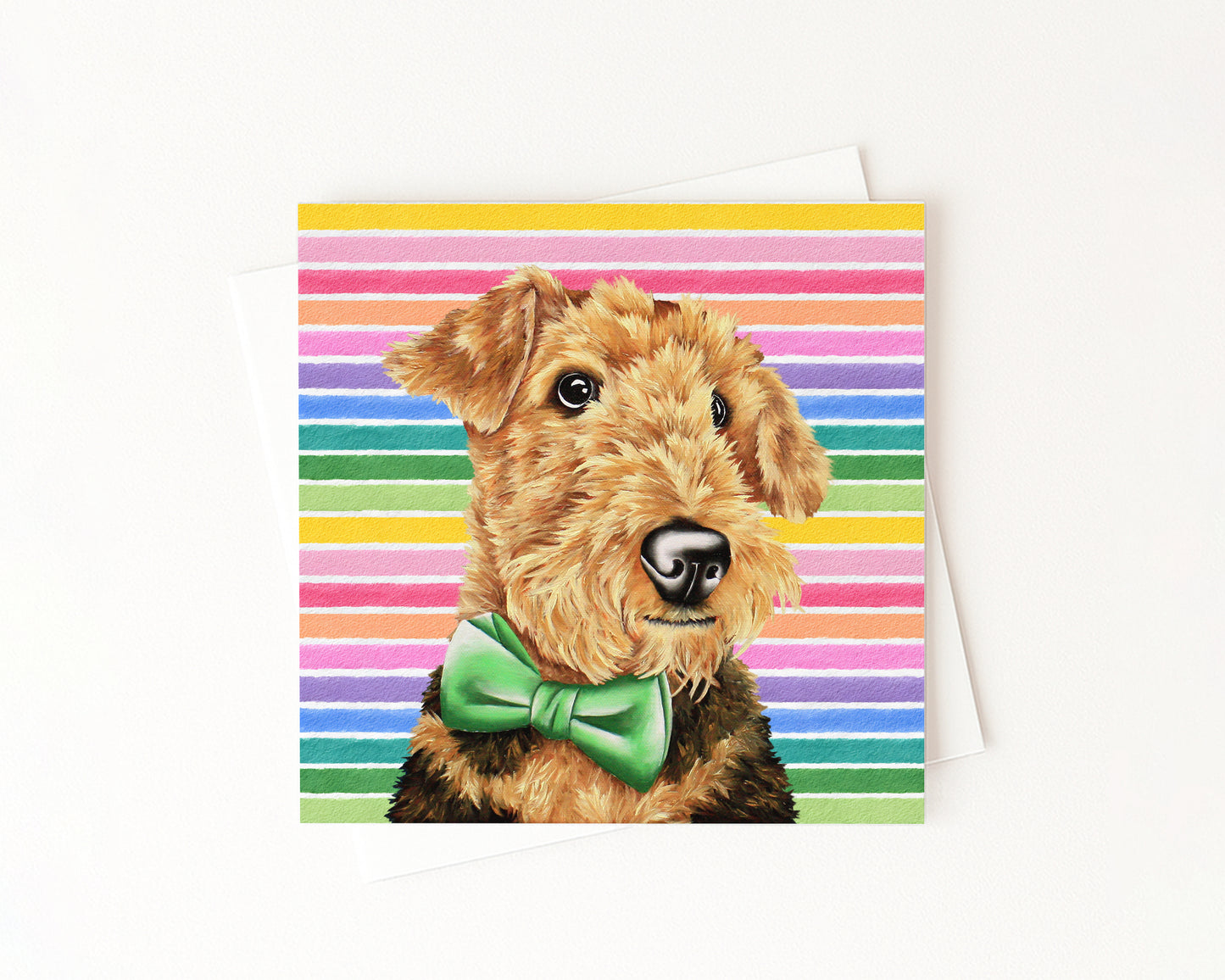 Duke In Full Color Flat Notecard