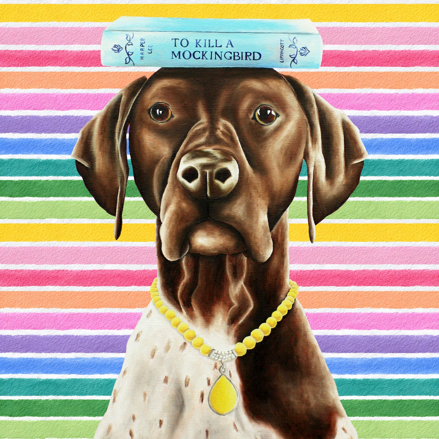 EmmyLou In Full Color Flat Notecard