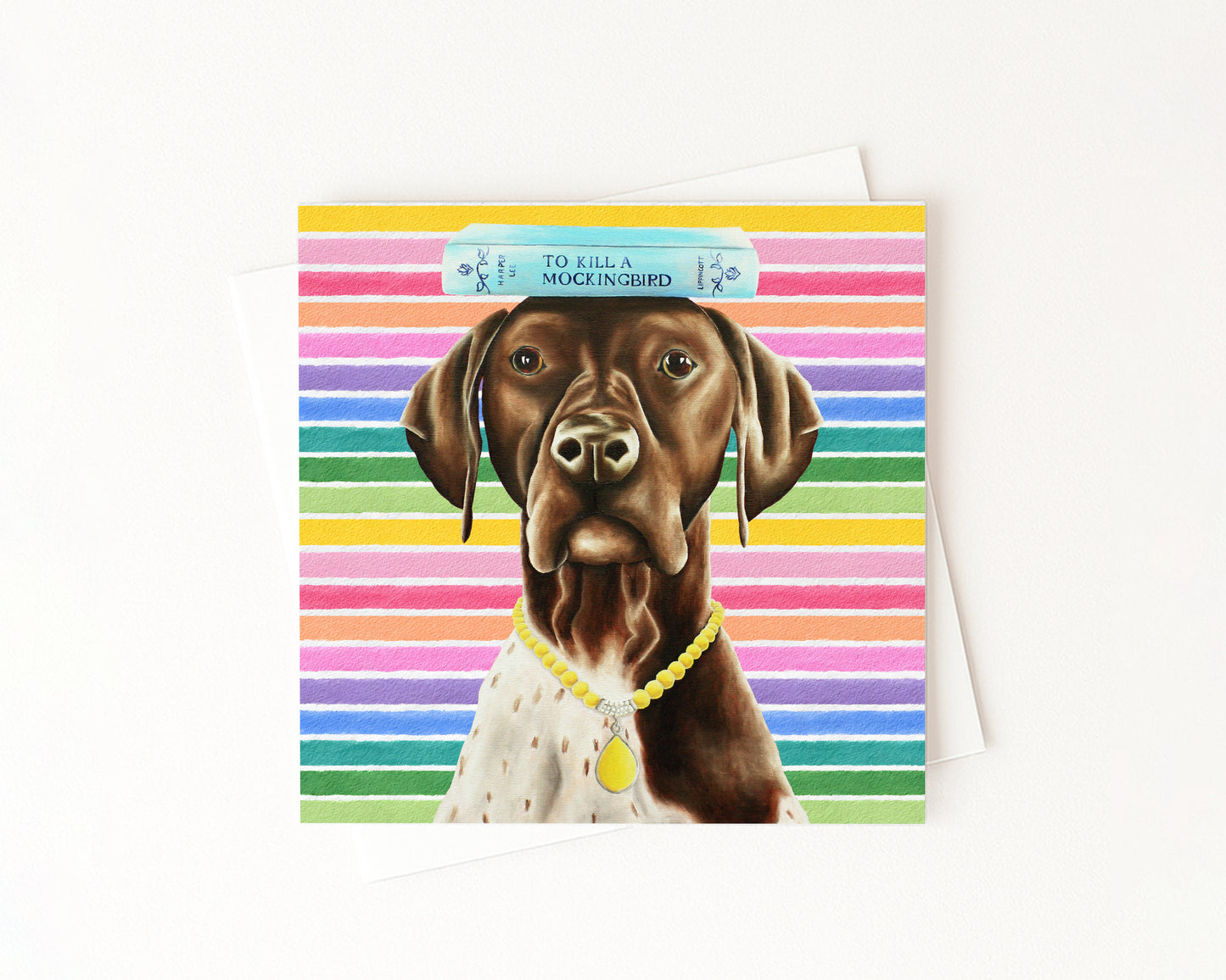 EmmyLou In Full Color Flat Notecard