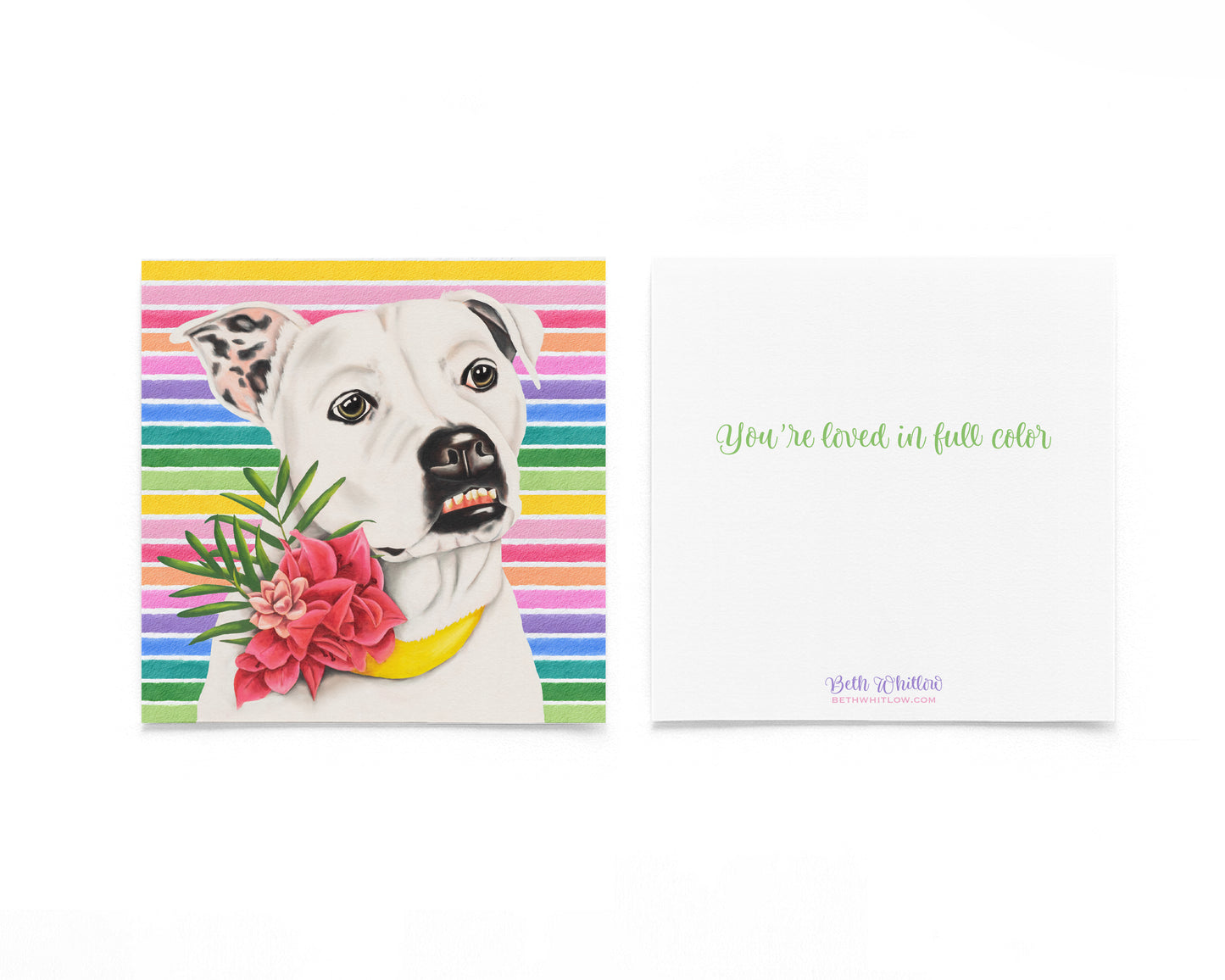 Ethel In Full Color Flat Notecard