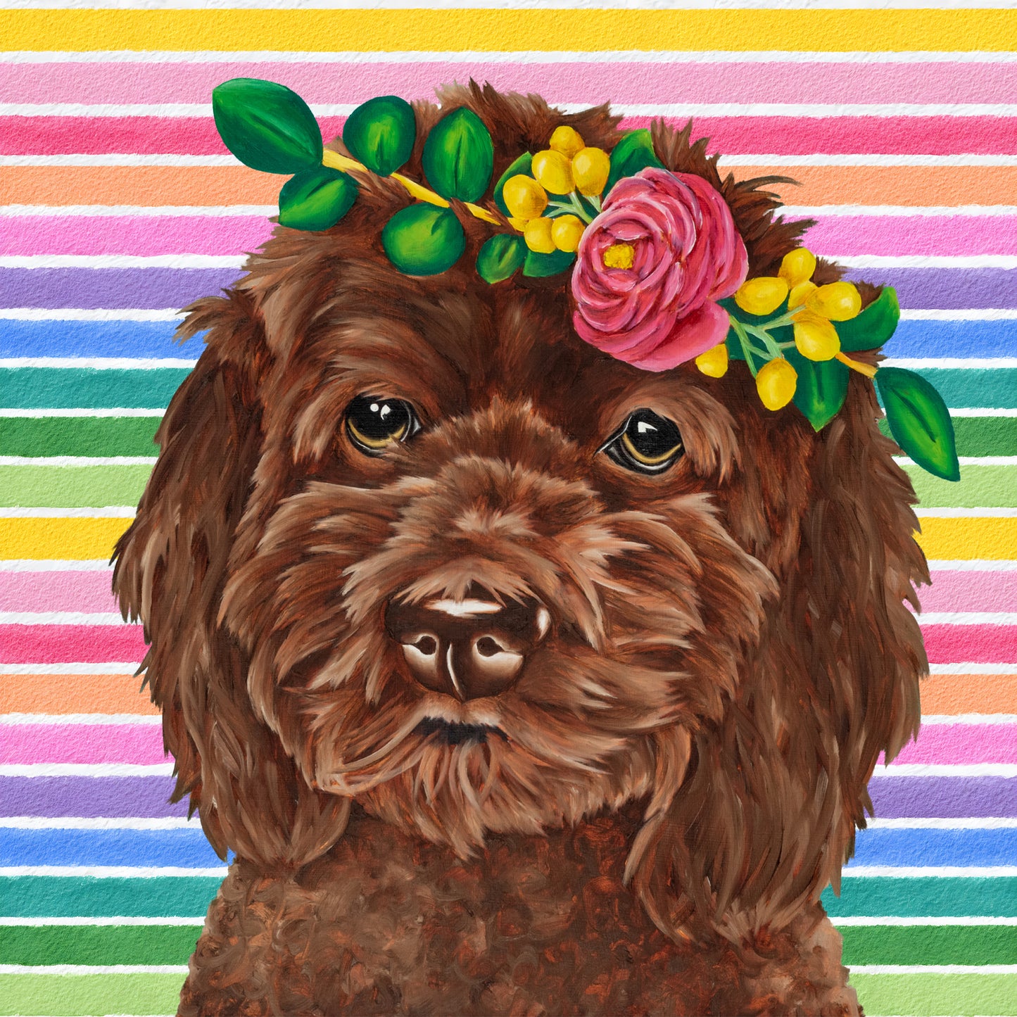 Georgia In Full Color Flat Notecard