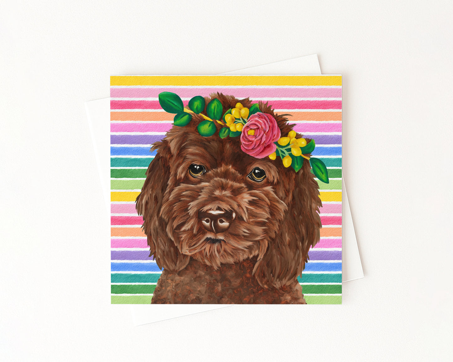 Georgia In Full Color Flat Notecard