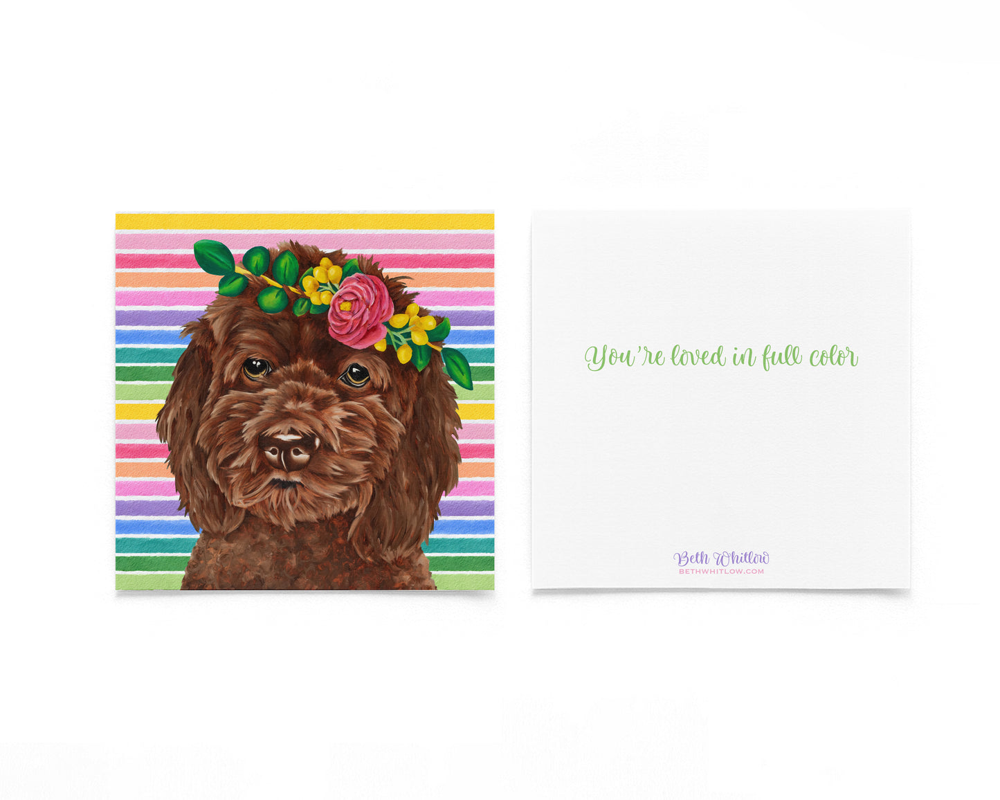 Georgia In Full Color Flat Notecard