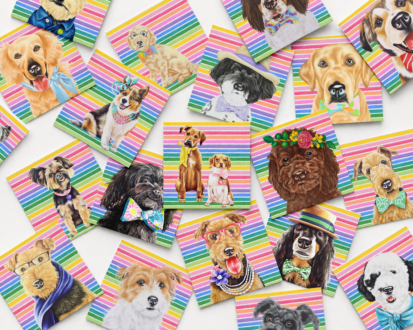 Chip In Full Color Flat Notecard