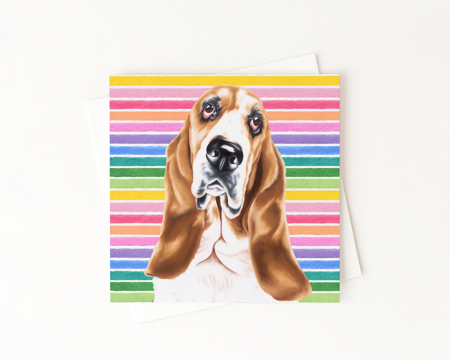 Punky In Full Color Flat Notecard