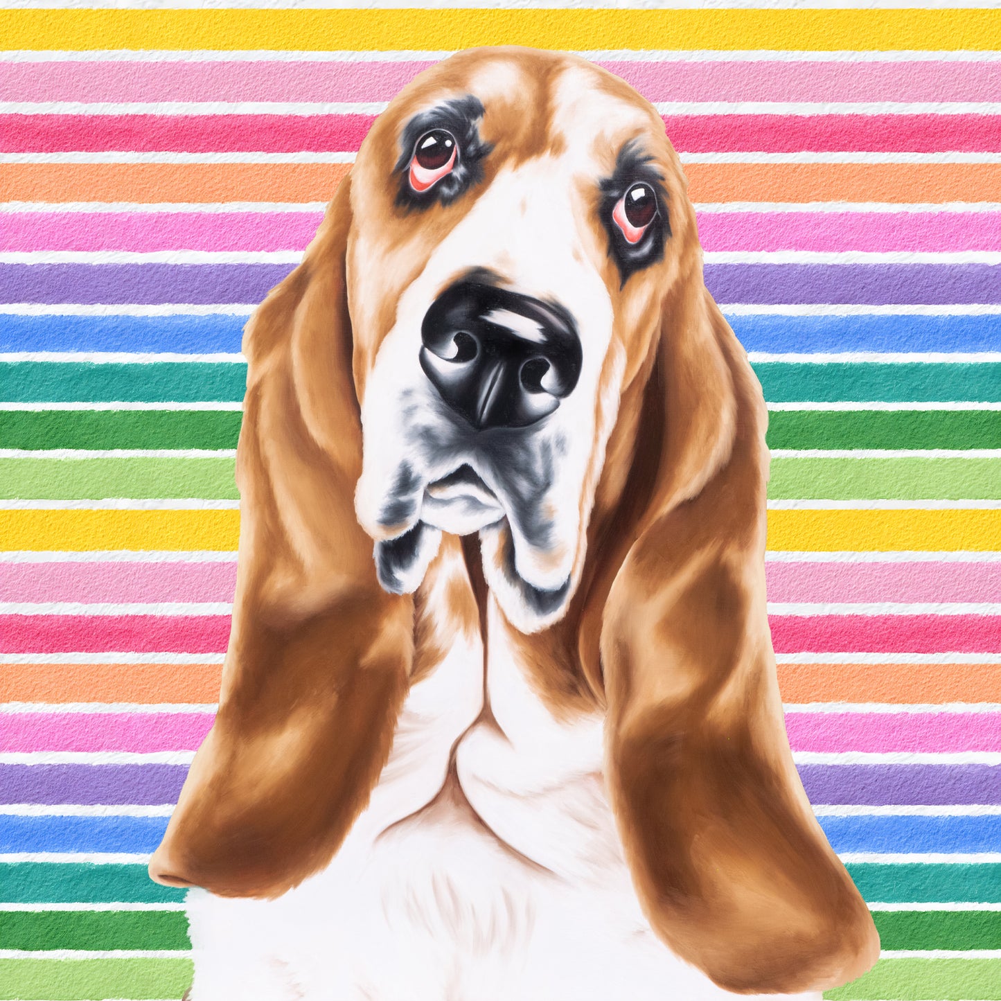 Punky In Full Color Flat Notecard