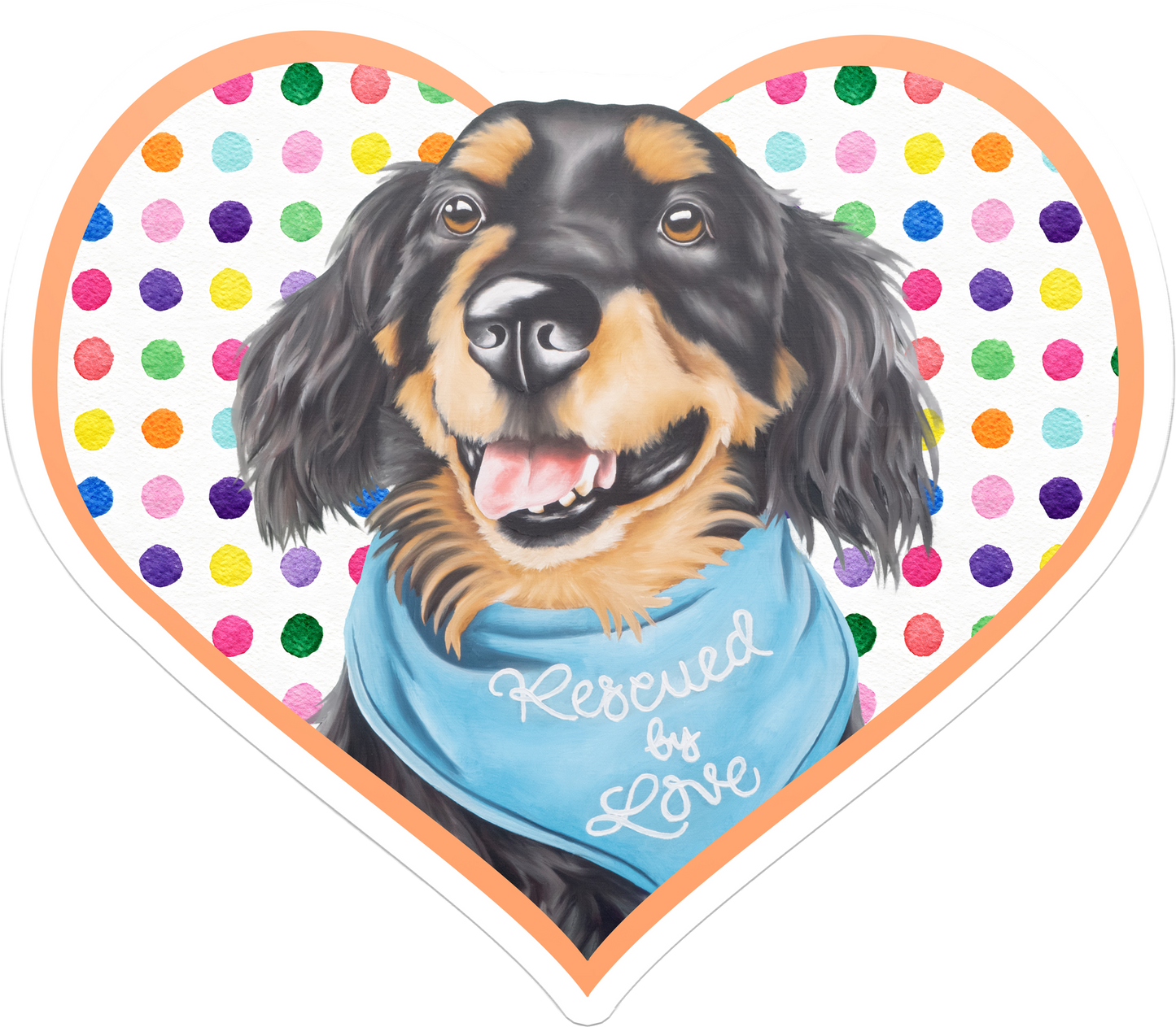 Roy Dog In Full Color Sticker