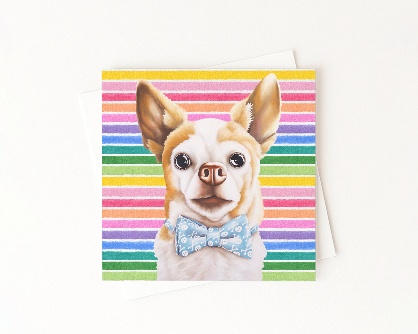 Rusty In Full Color Flat Notecard