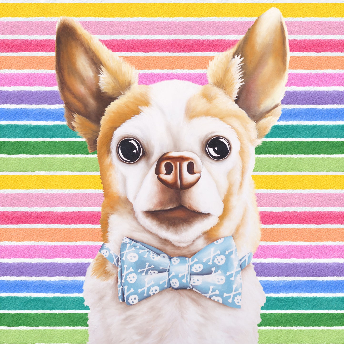Rusty In Full Color Flat Notecard
