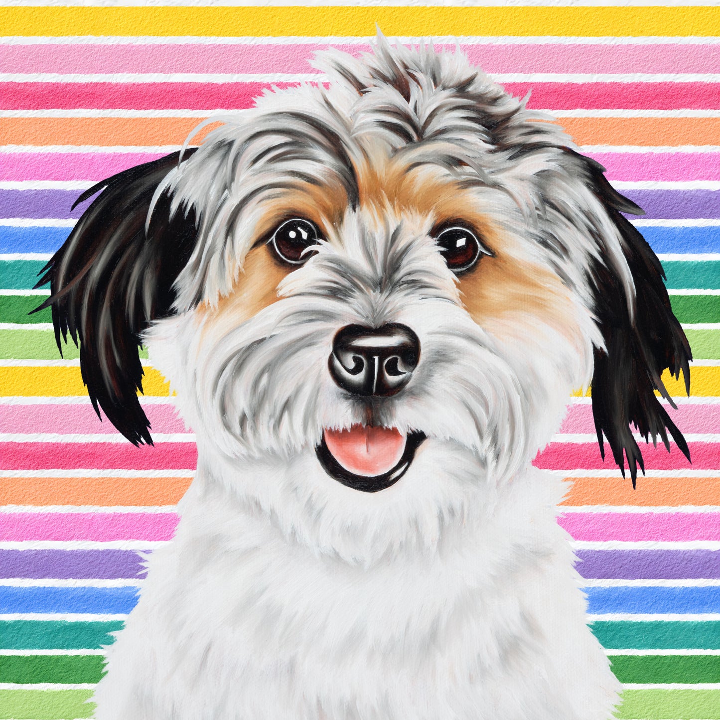 Spike In Full Color Flat Notecard