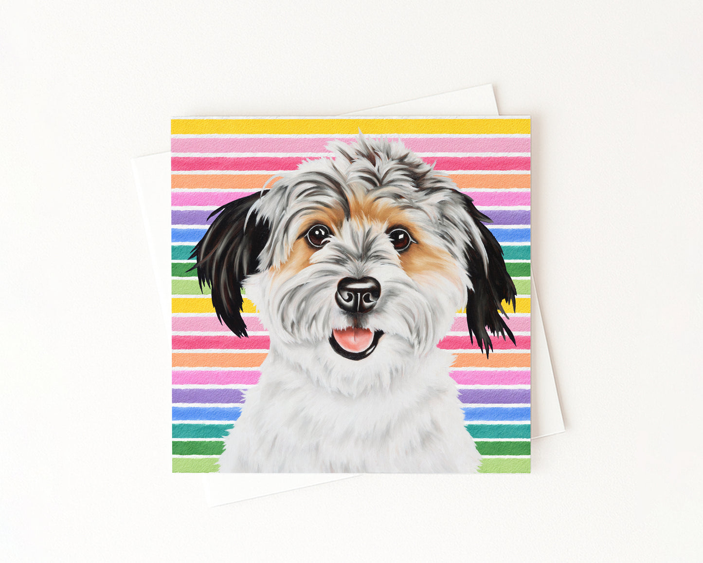 Spike In Full Color Flat Notecard