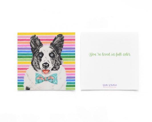 Tom In Full Color Flat Notecard