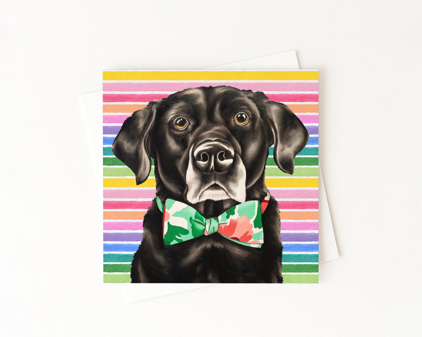 Winston In Full Color Flat Notecard