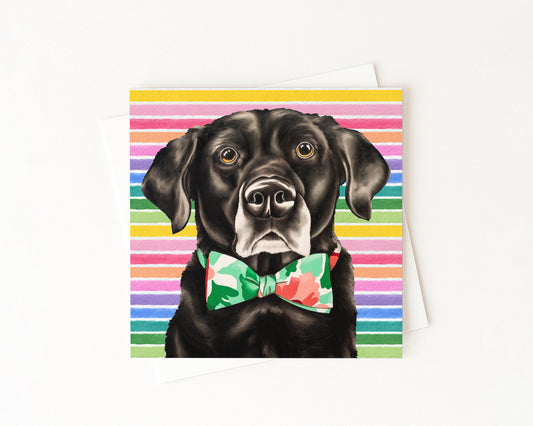 Winston In Full Color Flat Notecard