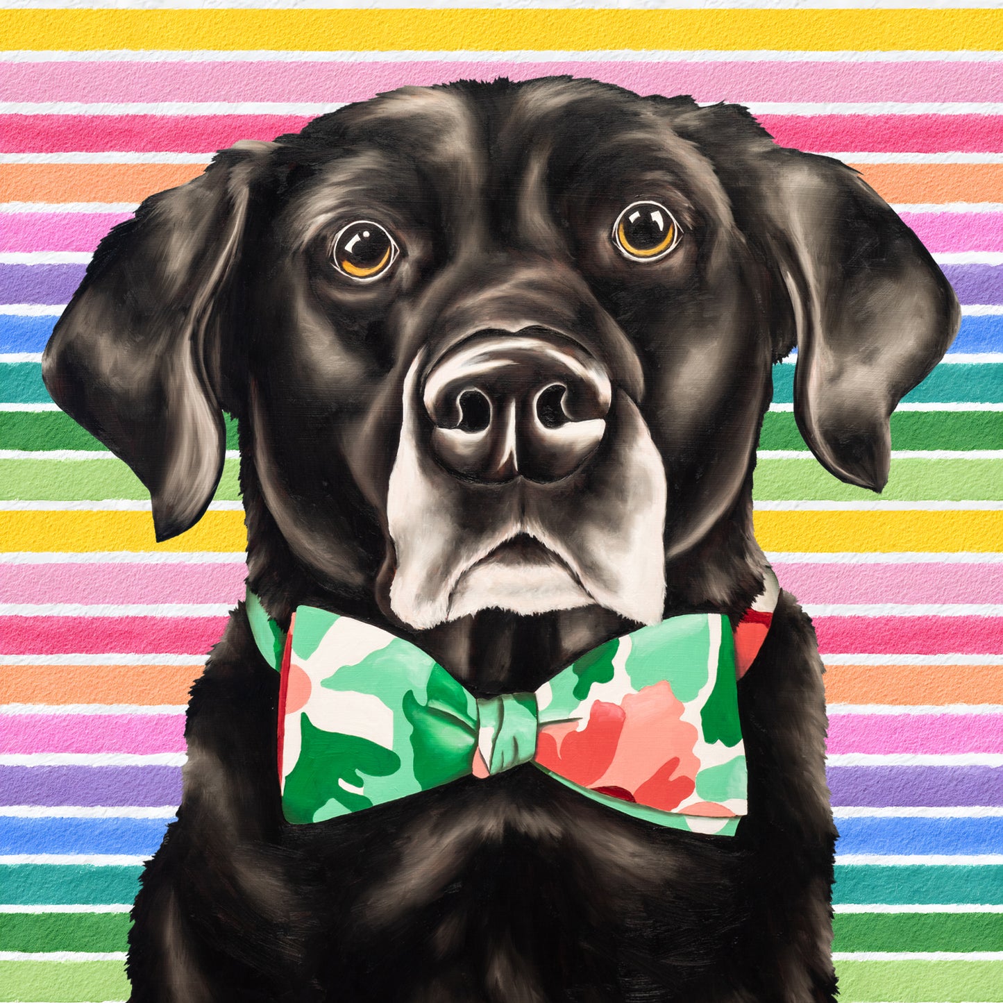 Winston In Full Color Flat Notecard