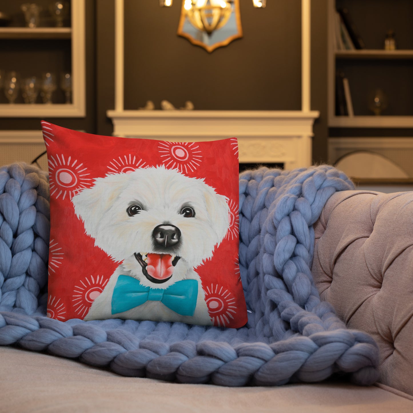 Portrait Pillow - Herbie