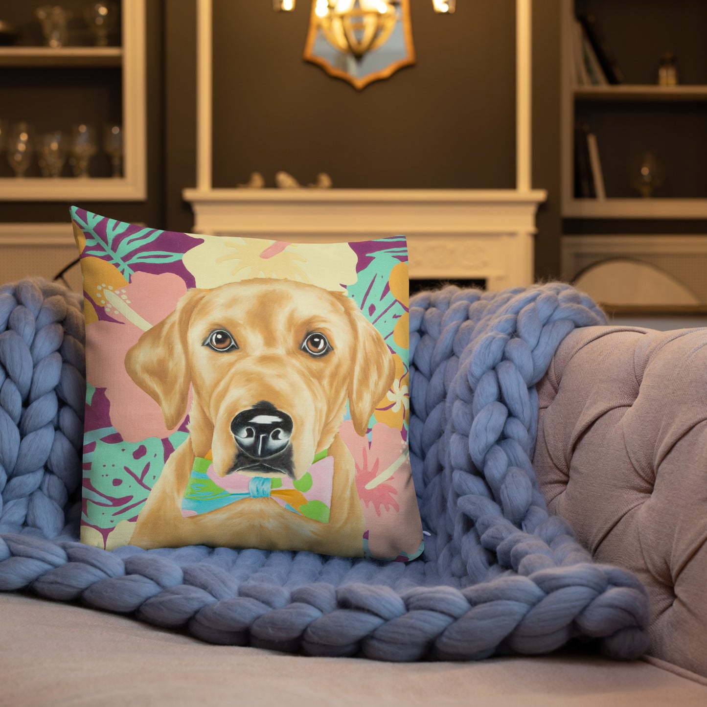 Portrait Pillow - Chewy