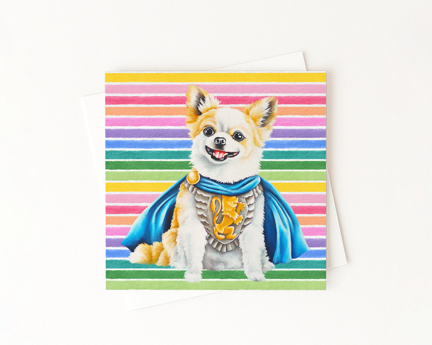 Hercules In Full Color Flat Notecard