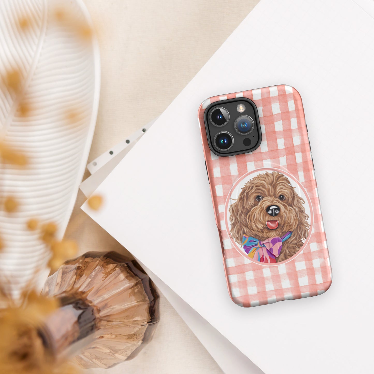 Tess the Cockapoo iPhone Case